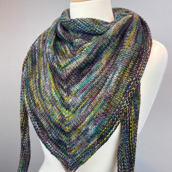 Simple Dream in Color Shawlette Knitting Kit | Dream in Color Smooshy with Cashmere & Knitting Pattern (#387) Cheap - Image 3