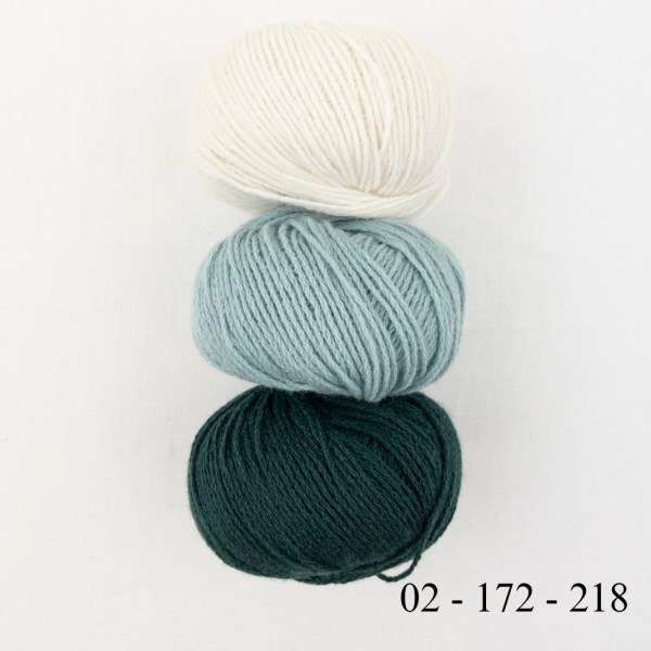 Cashmere Three Color Patterned Cowl Knitting Kit | Lang Yarns Cashmere Premium & Knitting Pattern (#410) Hot on Sale - Image 5