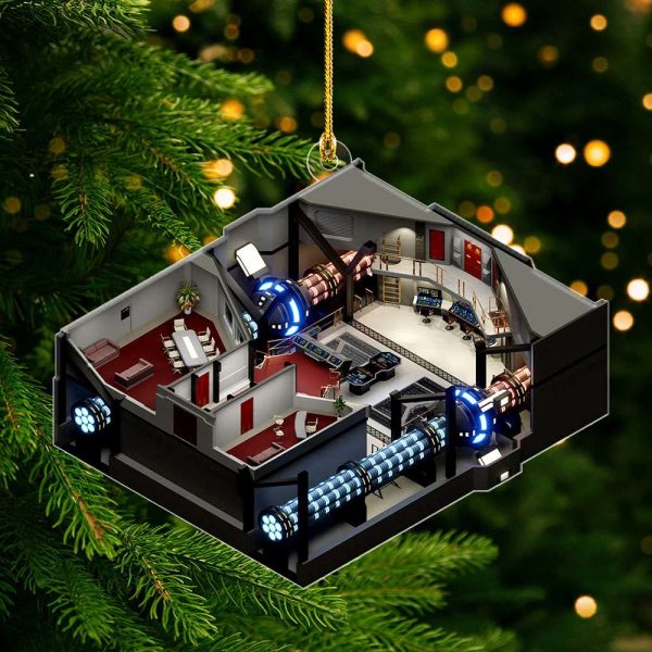 Gift For TV Series Lover, Personalized Acrylic Ornament, Isometric Room Ornament, Christmas Gift 01QHTI201123 Hot on Sale - Image 3